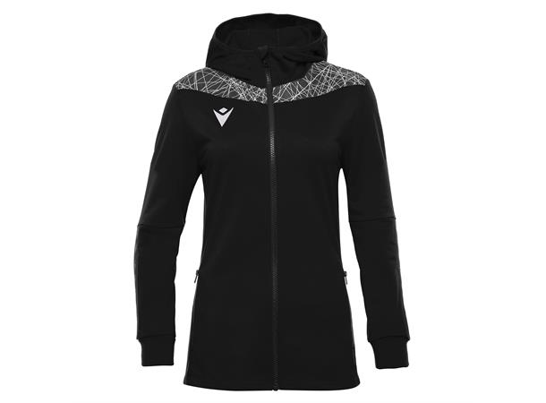 Aurora Full Zip Top Dame BLK/WHT XS Sporty fleecejakke 
