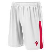 Skara Short WHT/RED S Teknisk shorts i ECO-tekstil - Unisex