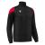Prometheus Full Zip Top BLK/RED L Teknisk reisejakke - Unisex 