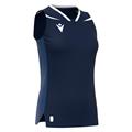 Lily Eco Sleeveless Shirt NAV/WHT XXL Teknisk kamp og treningsdrakt - Dame