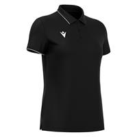 Melody polo BLK/WHT XL Poloskjorte - Dame