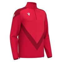 Anduin Training 1/4 Zip Top RED XL Teknisk treningsgenser - Unisex