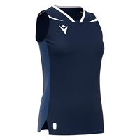 Lily Eco Sleeveless Shirt NAV/WHT 3XL Teknisk kamp og treningsdrakt - Dame