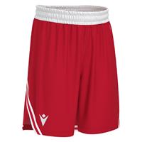 Kansas Basket Eco Shorts RED/WHT XL Teknisk basketshorts - Unisex