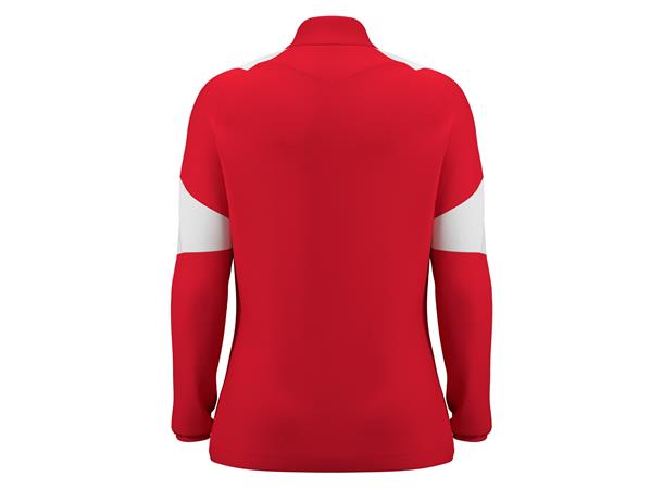 Chantico 1/4 Zip Top Wmn RED/WHT 3XL Teknisk treningsgenser til dame 