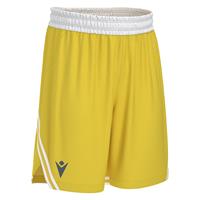 Kansas Basket Eco Shorts YEL/WHT 4XL Teknisk basketshorts - Unisex